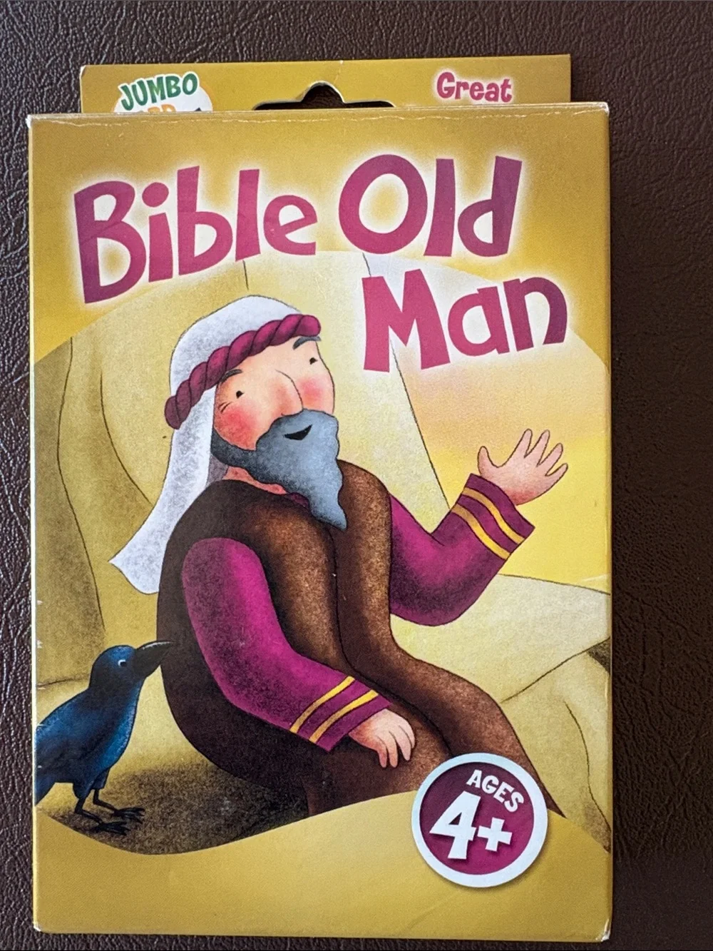 NIB Bible Old Man - Yellow and Purple Packaging